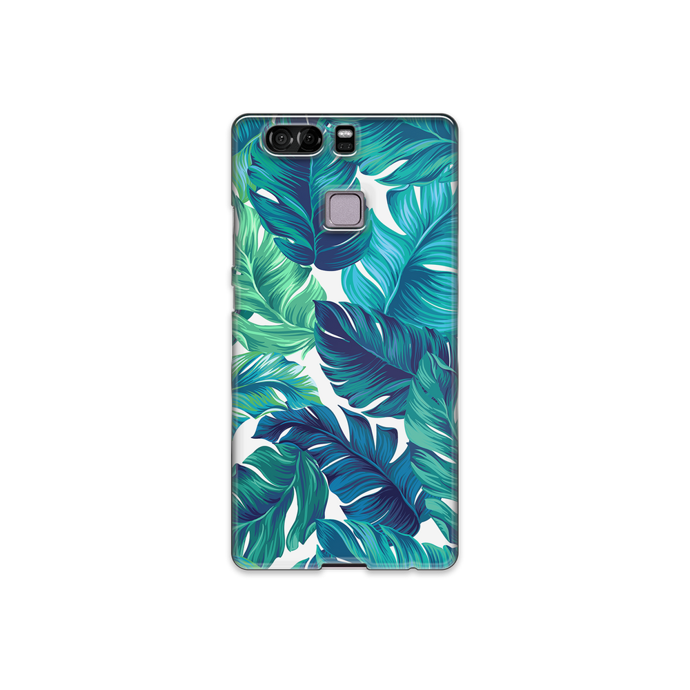 Green Tropical Leaves Huawei P9 Phone Case