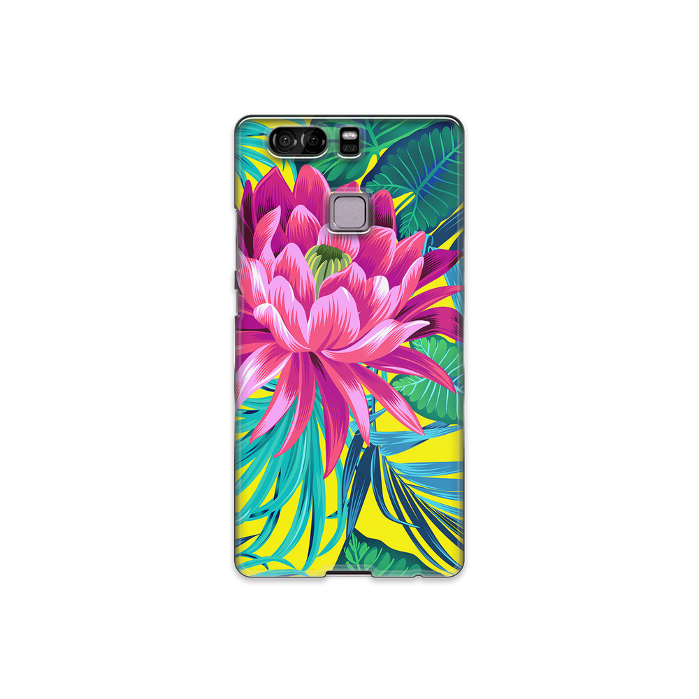 Pink Flower Huawei P9 Phone Case