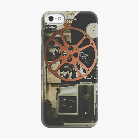 Film Projector Coils iPhone 5 Phone Case