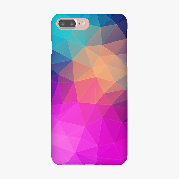 Polygonal Texture iPhone 7 Plus Phone Case