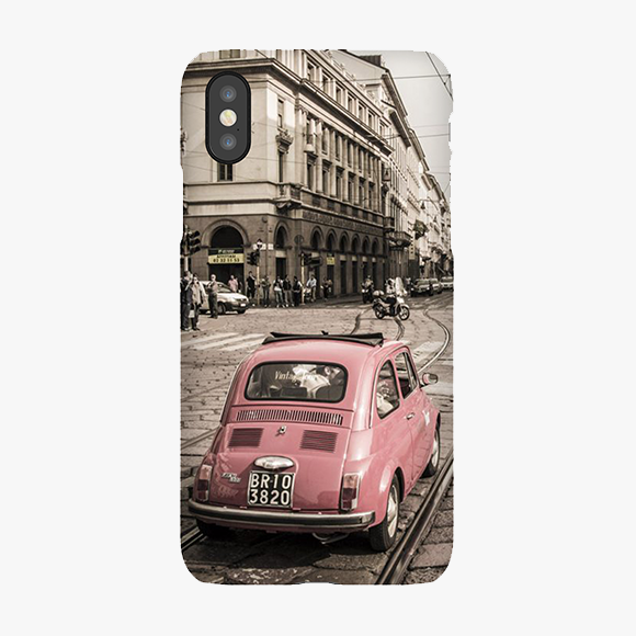 The Car and Building iPhone X Phone Case