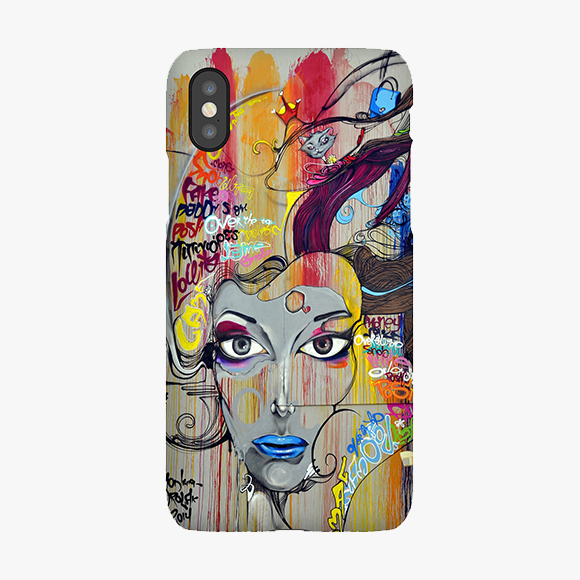 Creative Street Art iPhone XS Phone Case