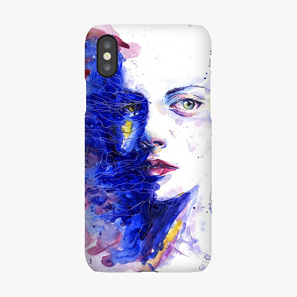 Attractive Women Paint iPhone XS Phone Case