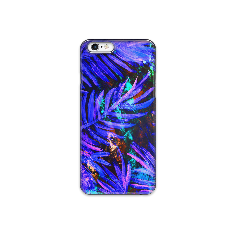 Purple Leaf iPhone 6 Plus Phone Case