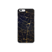 Black & Gold Marble iPhone 6 Plus Phone Case