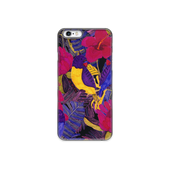 Painted Crimson Flower iPhone 6s Plus Phone Case