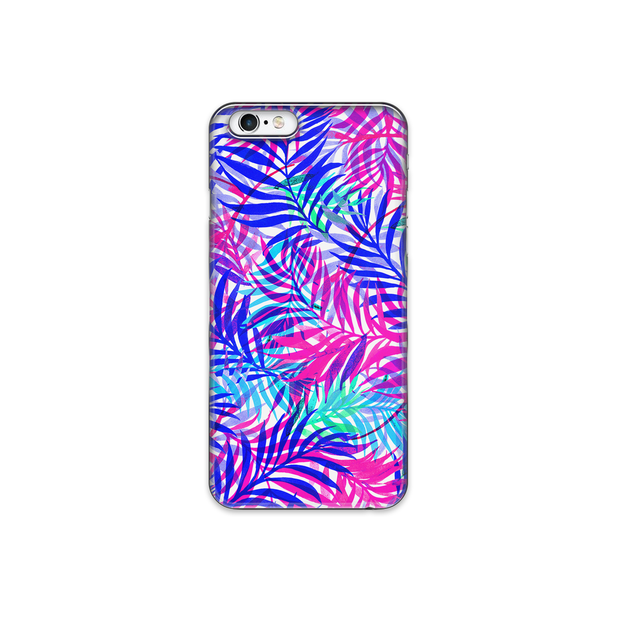 Tropical Plants Print iPhone 6 Plus Phone Case