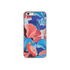 Blue and Red Floral Art iPhone 6s Phone Case