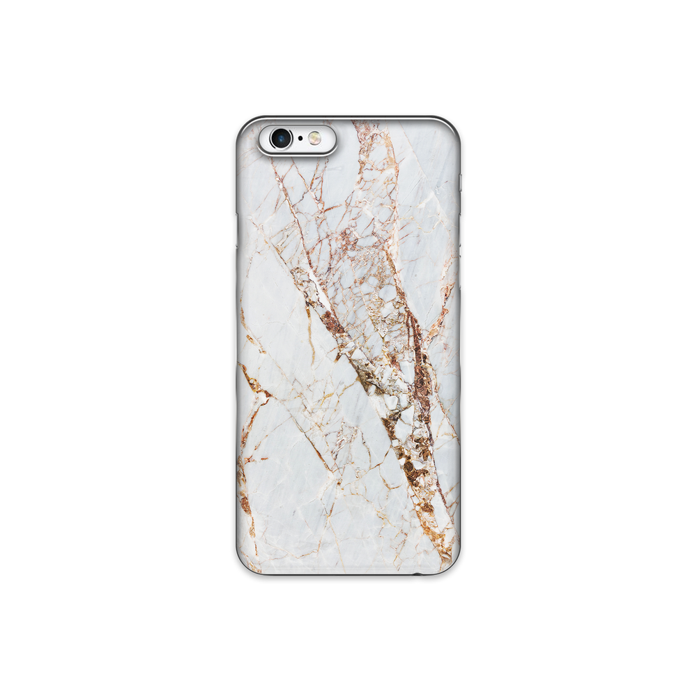 White & Gold Marble iPhone 6s Phone Case
