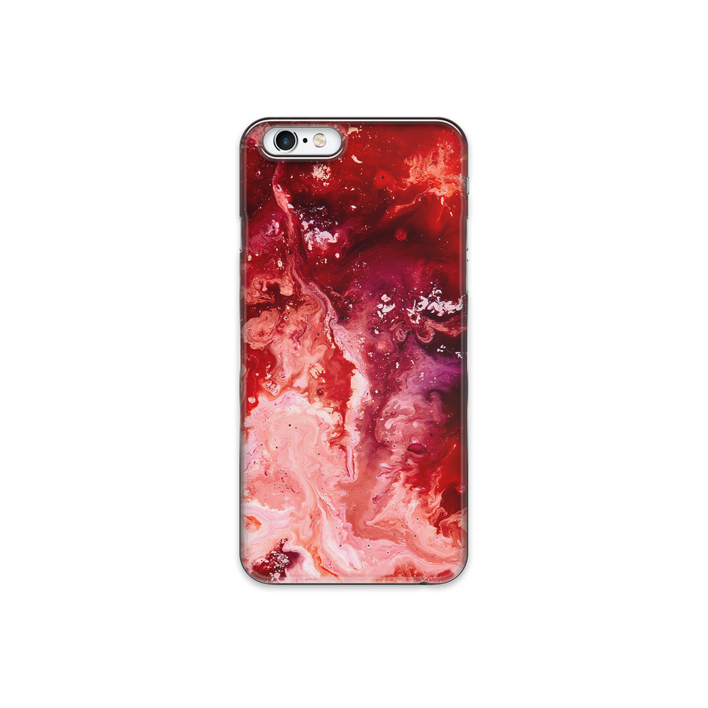 Marble Red iPhone 6s Plus Phone Case