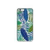 Colorful Tropical Leaves iPhone 6 Phone Case