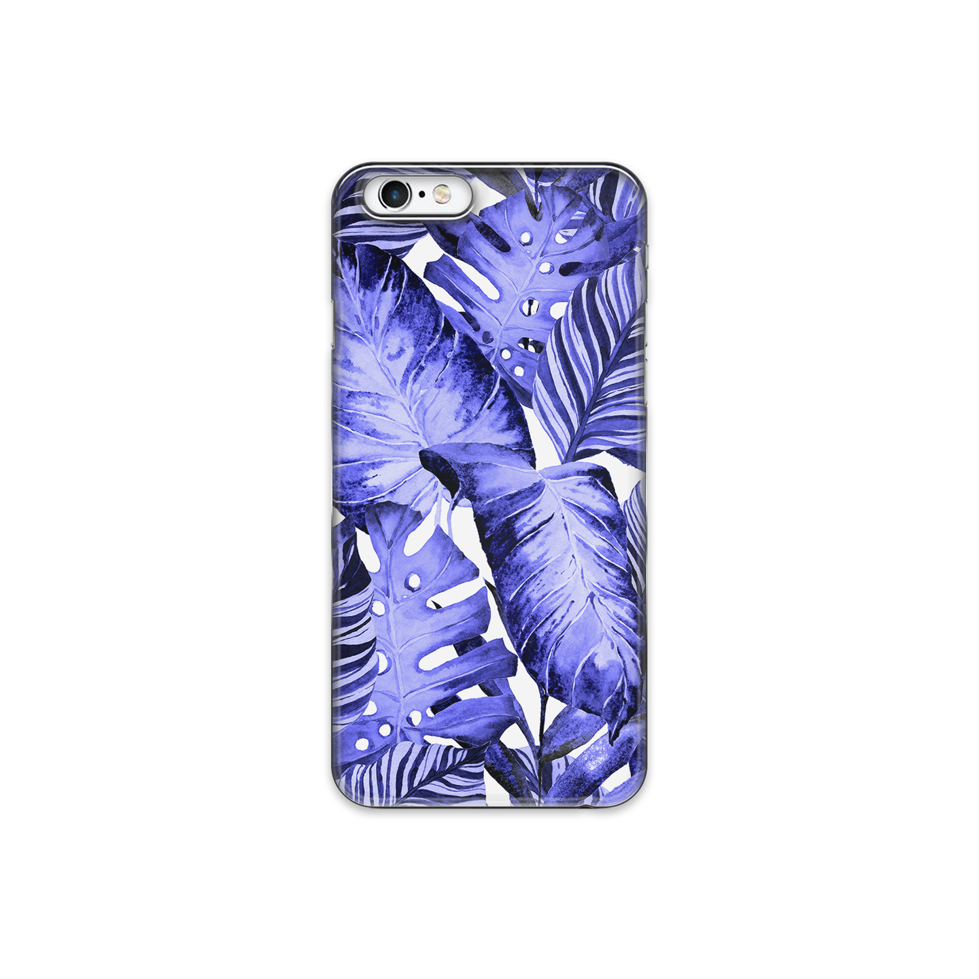 Purple Tropical Leaf iPhone 6s Plus Phone Case