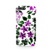 Purple Flower Art iPhone 7 Plus Phone Case