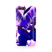 Purple Palm Leaf iPhone 7 Plus Phone Case