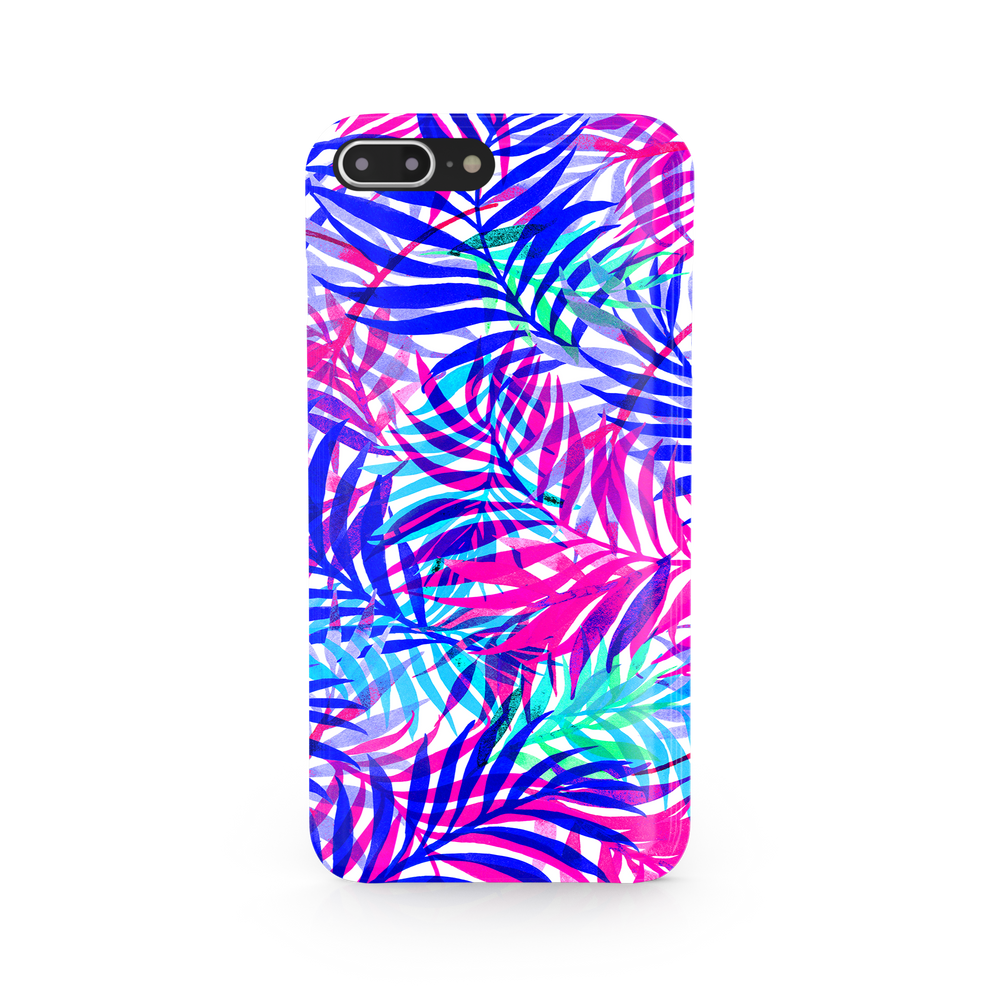 Tropical Plants Print iPhone 7 Plus Phone Case