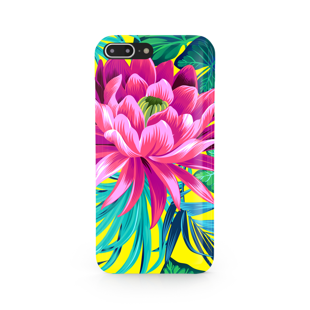 Pink Flower iPhone 7 Plus Phone Case