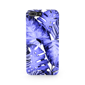 Purple Tropical Leaf iPhone 7 Plus Phone Case