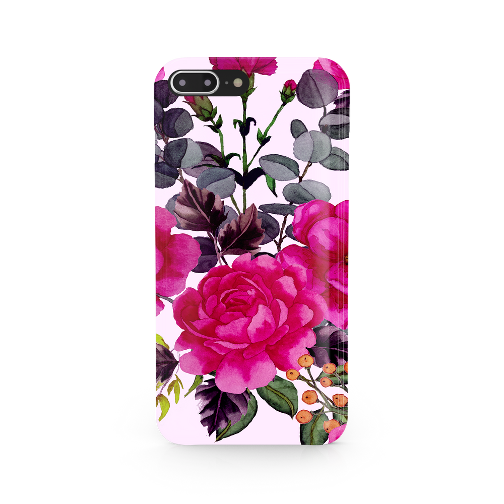 Watercolor Rose iPhone 8 Plus Phone Case
