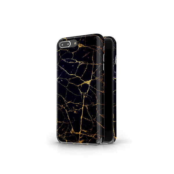 Black & Gold Marble iPhone 7 Plus Phone Case