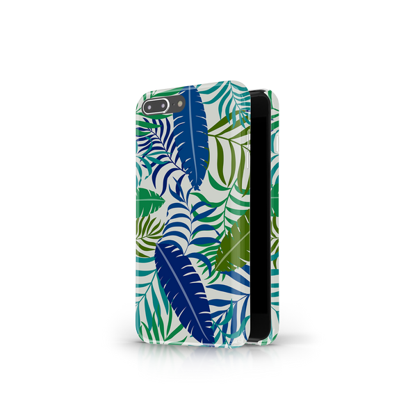 Colorful Tropical Leaves iPhone 8 Plus Phone Case
