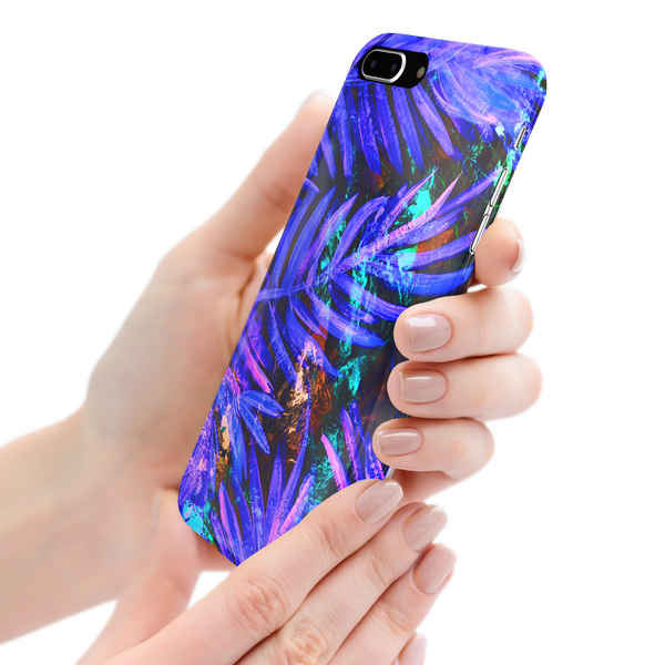 Purple Leaf iPhone 7 Plus Phone Case