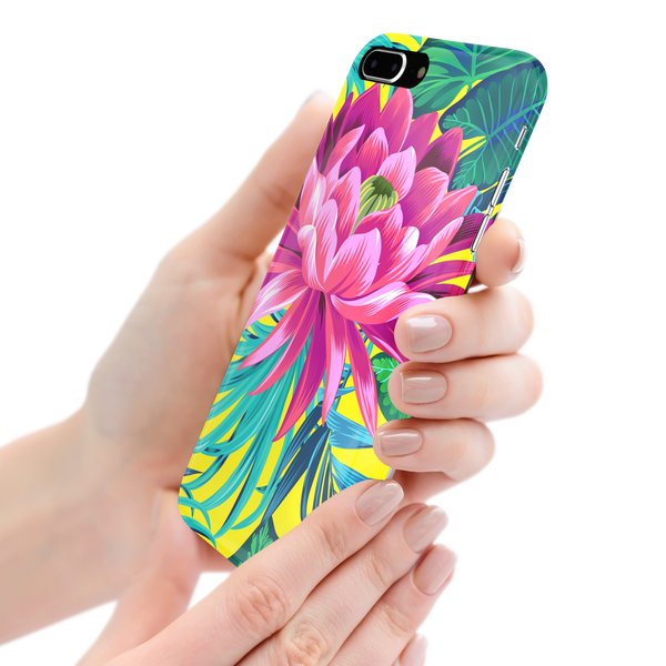 Pink Flower iPhone 8 Plus Phone Case