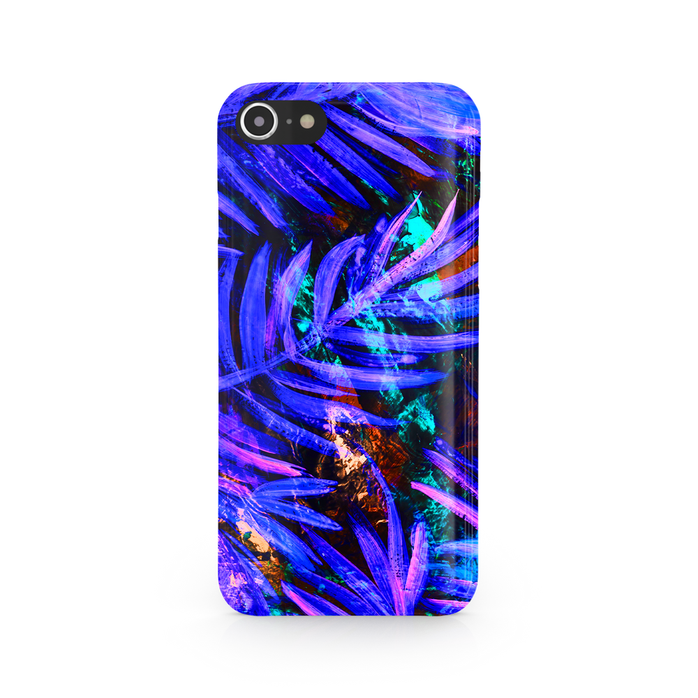 Purple Leaf iPhone 7 Phone Case