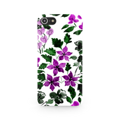 Purple Flower Art iPhone 7 Phone Case
