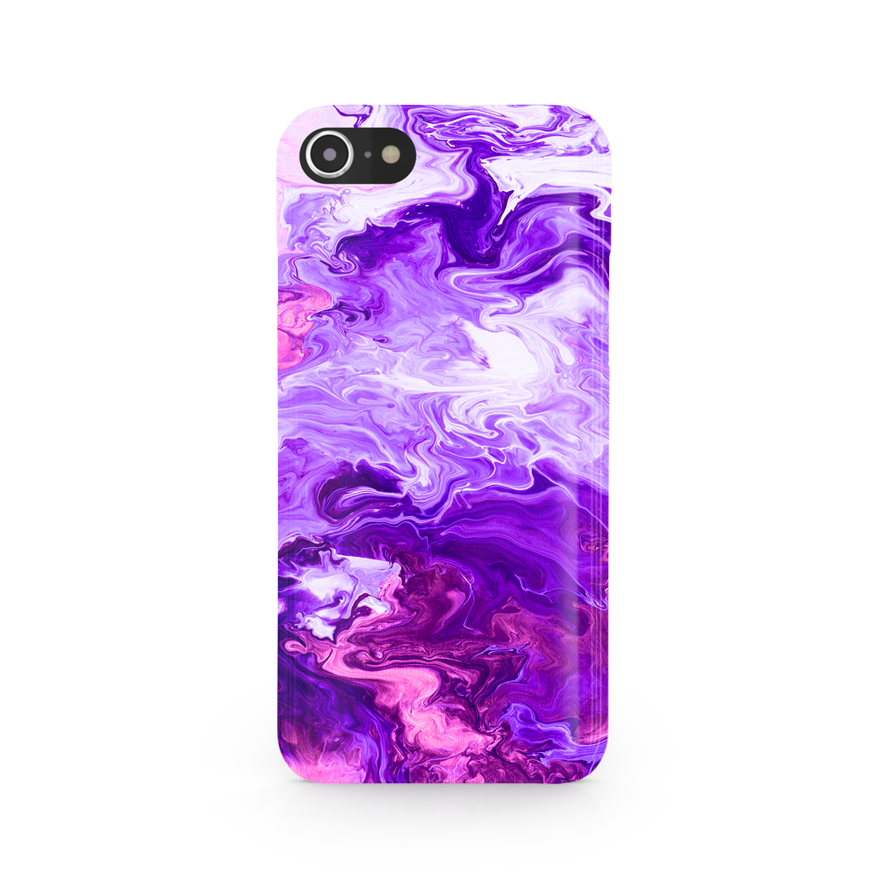 Purple Marble iPhone 8 Phone Case