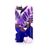 Purple and Pink Tropical Leaves iPhone 7 Phone Case