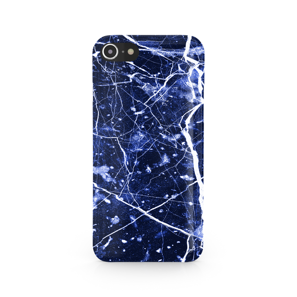 Blue Granite Marble iPhone 8 Phone Case