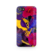 Painted Crimson Flower iPhone 8 Phone Case