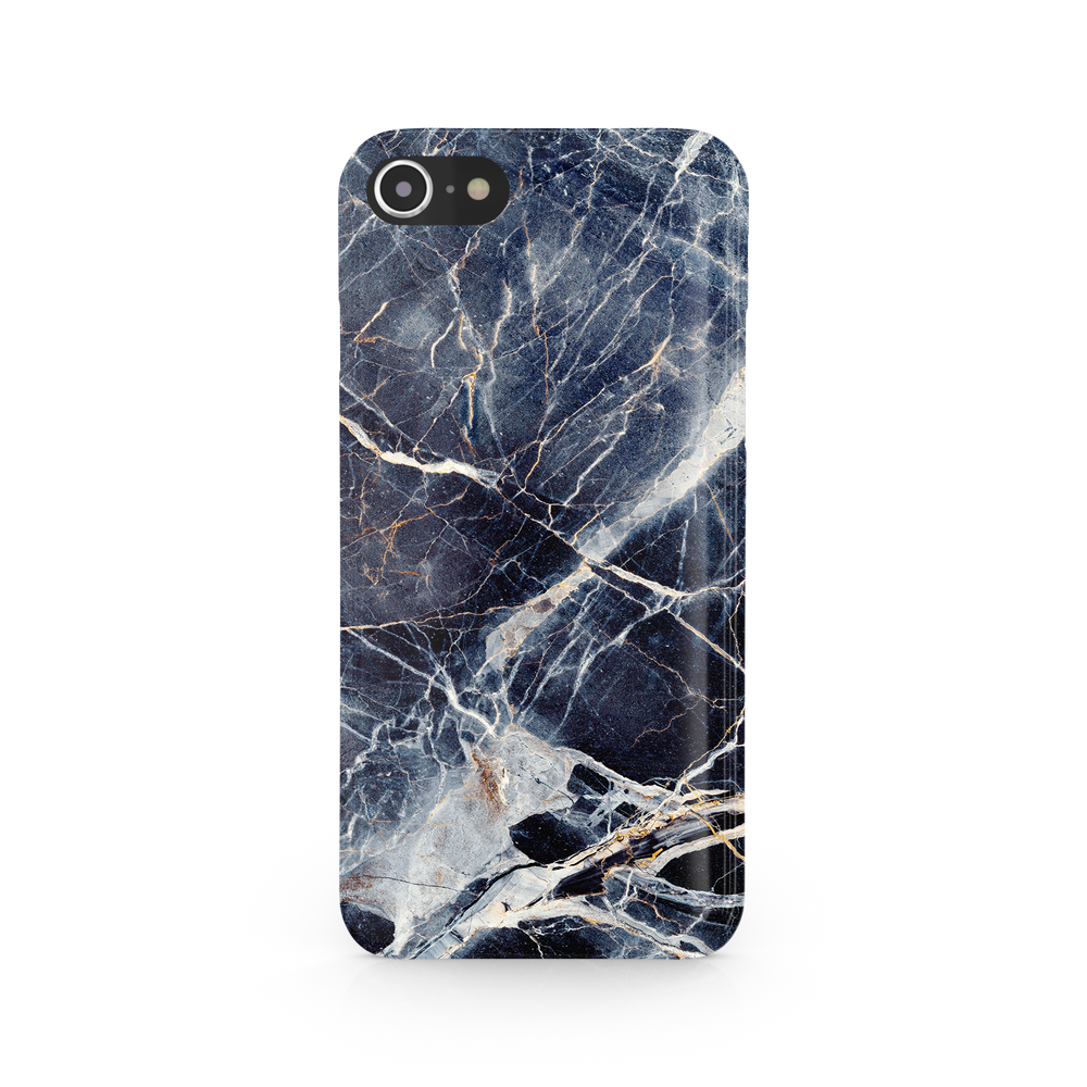 Blue & White Marble Luxury iPhone 8 Phone Case