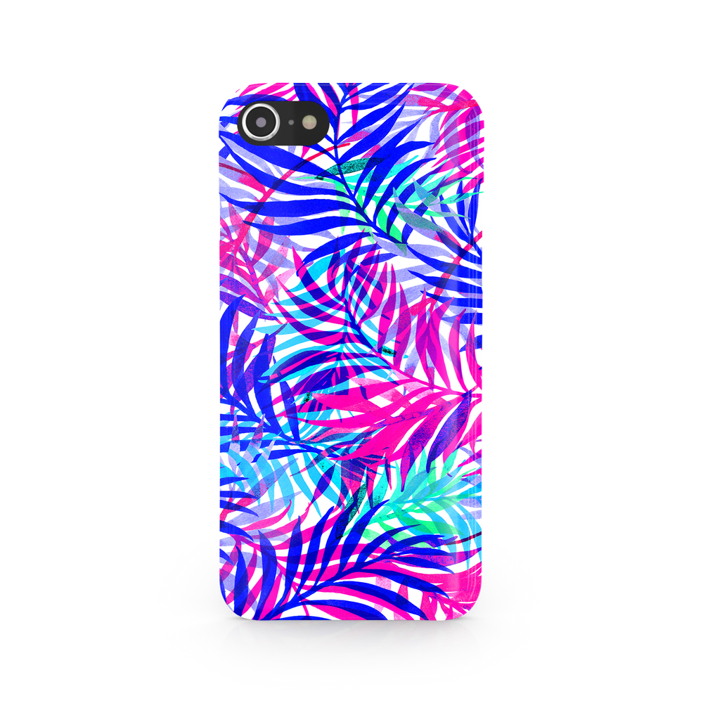 Tropical Plants Print iPhone 8 Phone Case