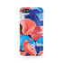 Blue and Red Floral Art iPhone 8 Phone Case
