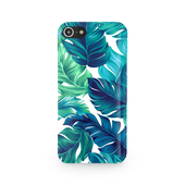 Green Tropical Leaves iPhone 8 Phone Case