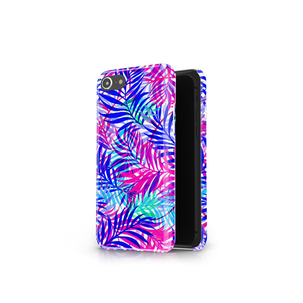 Tropical Plants Print iPhone 7 Phone Case