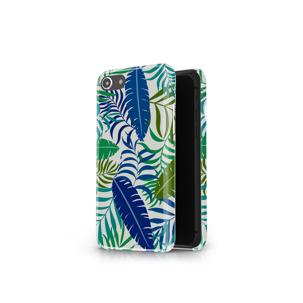 Colorful Tropical Leaves iPhone 8 Phone Case