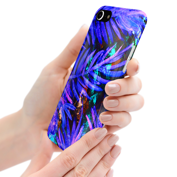 Purple Leaf iPhone 8 Phone Case