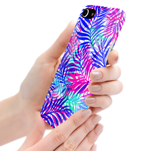 Tropical Plants Print iPhone 7 Phone Case