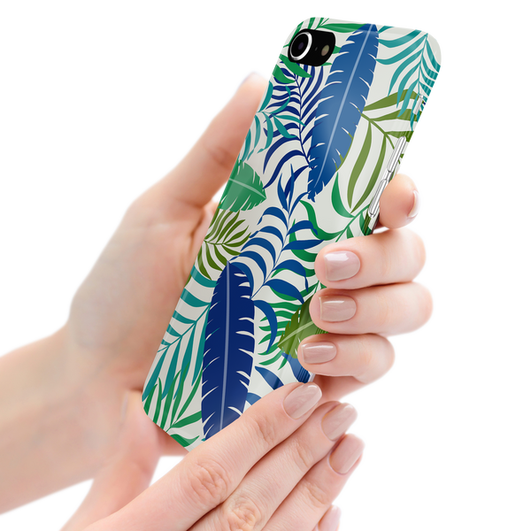 Colorful Tropical Leaves iPhone 7 Phone Case