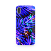 Purple Leaf iPhone X Phone Case