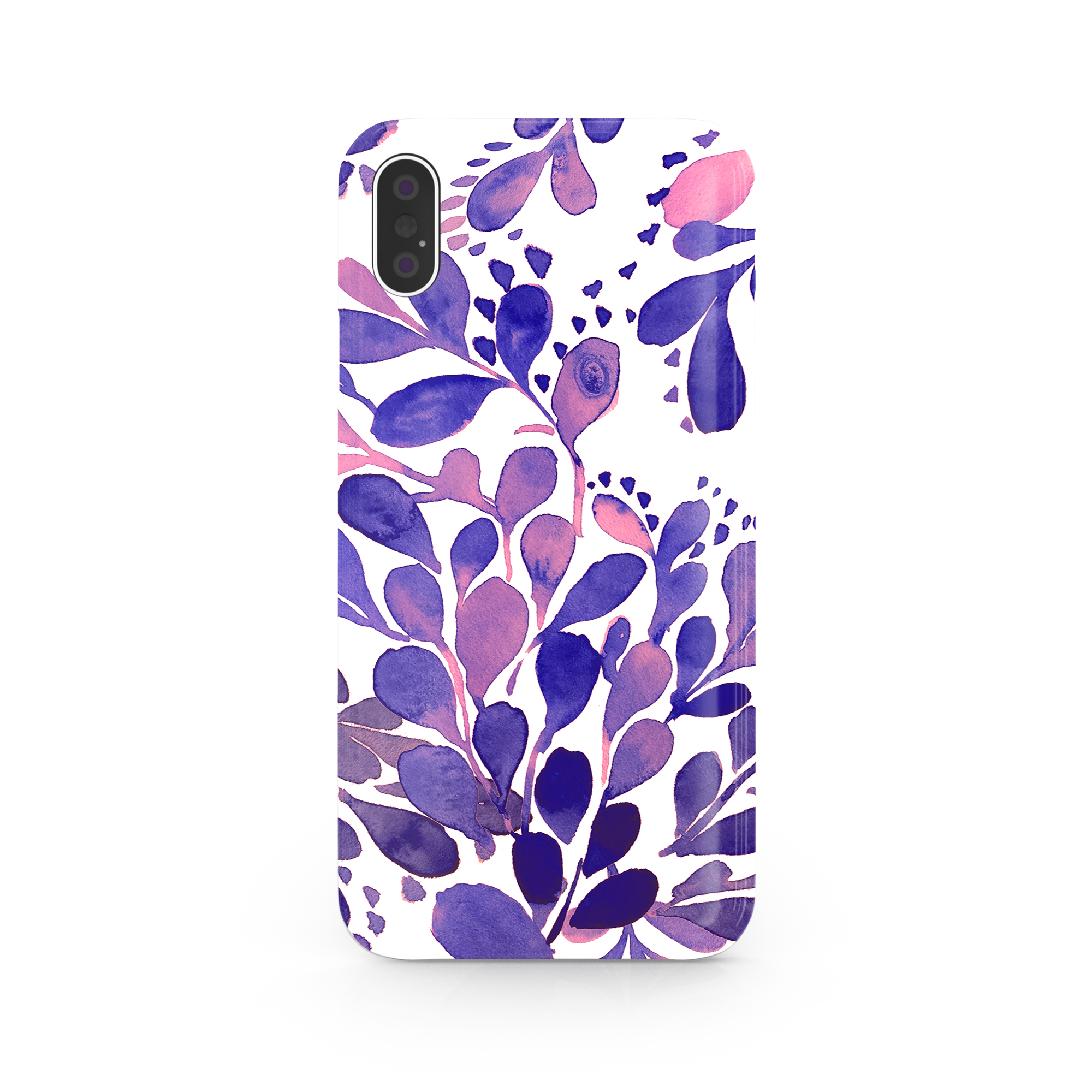 Watercolor Printed Art iPhone X Phone Case