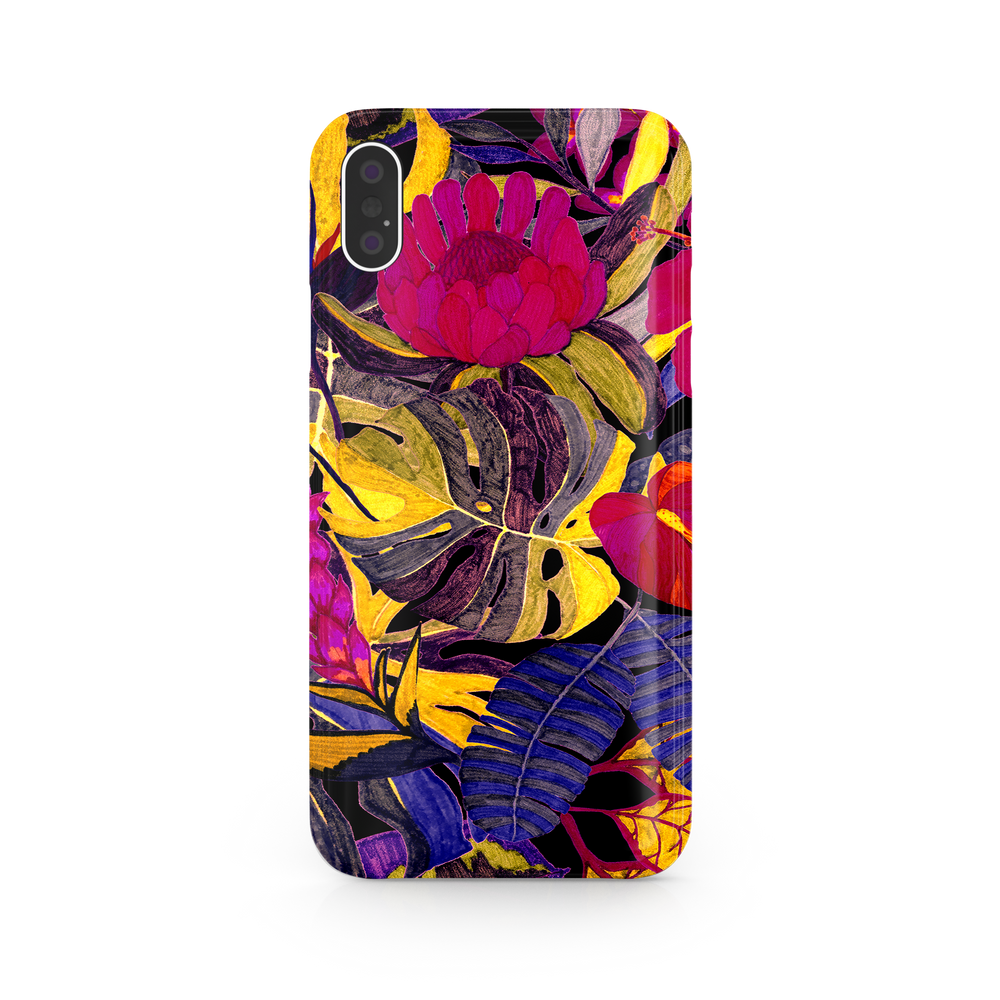 Red Flower iPhone X Phone Case
