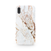 White & Gold Marble iPhone XS Phone Case