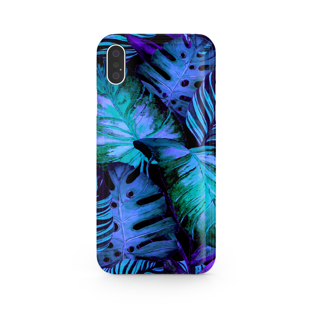 Colorful Palm Leaf iPhone X Phone Case