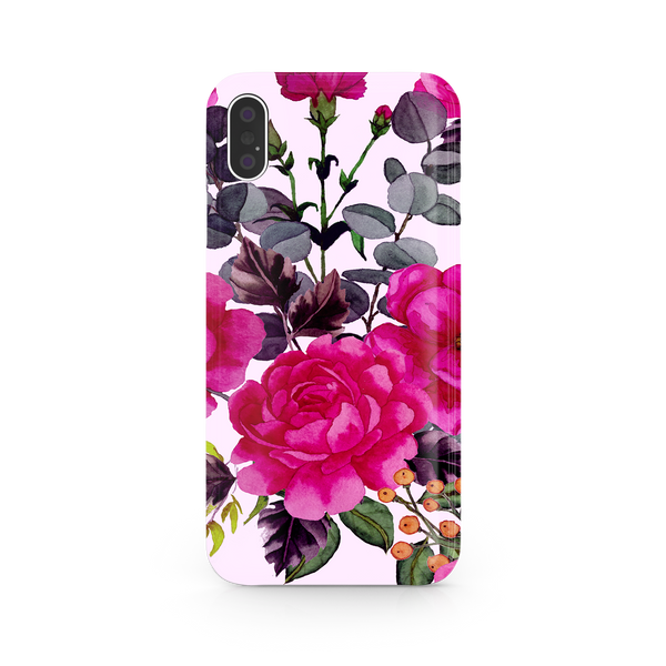 Watercolor Rose iPhone XS Phone Case