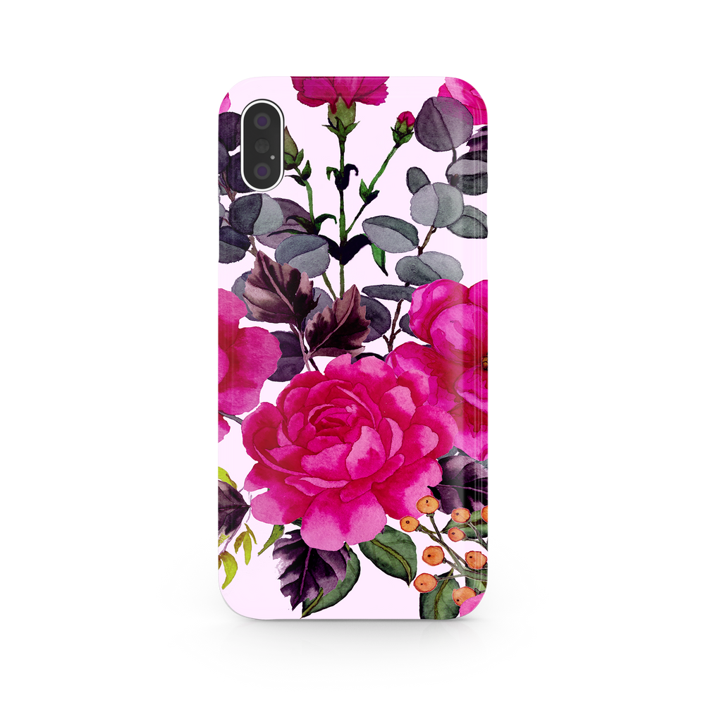 Watercolor Rose iPhone XS Max Phone Case