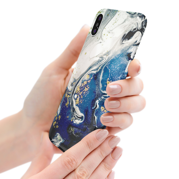 Slim Ocean Stone Marble iPhone XS Max Phone Case