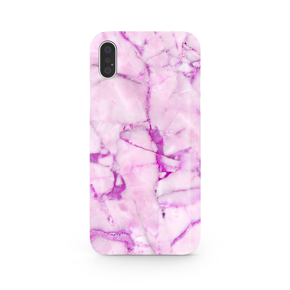 Pink Marble iPhone X Phone Case